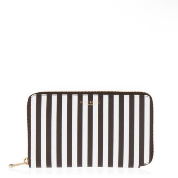 Henri Bendel Centennial Stripe Wallet-EUC - Picture 1 of 15